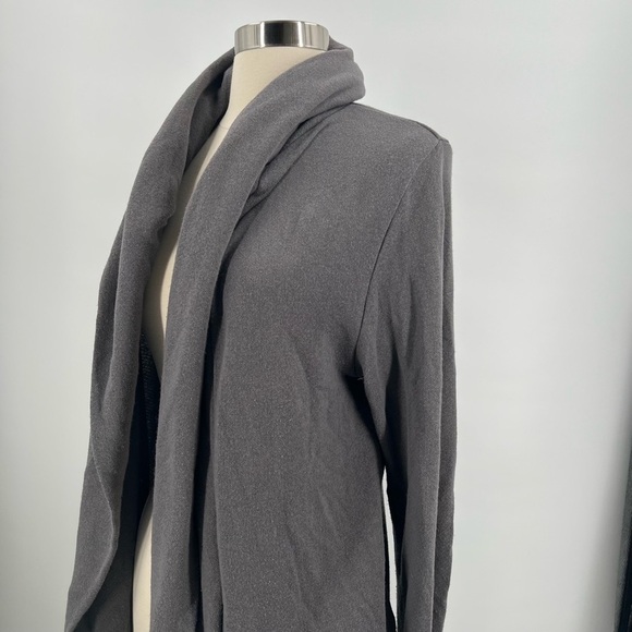 VanillaStar Open Front Grey Hooded Shrug Ladies Large - Picture 1 of 5